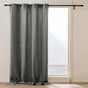 Antracitový menčestrový termo záves 140x260 cm Madison – douceur d'intérieur vyobraziť