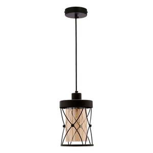 Čierne závesné svietidlo ø 15 cm Agar - Candellux Lighting vyobraziť