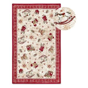 Červený koberec s vianočným motívom s prímesou bavlny 50x80 cm Toy's Delight Red Christmas – Villeroy&Boch vyobraziť