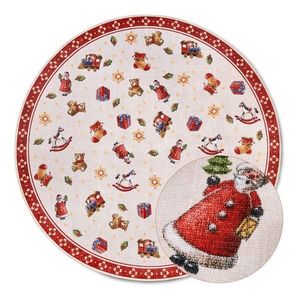 Červený okrúhly koberec s vianočným motívom ø 150 cm Red Christmas – Villeroy&Boch vyobraziť