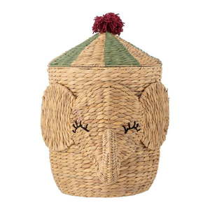 Detský kôš na hračky z vodného hyacintu v prírodnej farbe ø 35x50 cm Bobo – Bloomingville Mini vyobraziť