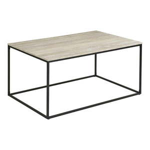 Čierny/béžový konferenčný stolík v dekore kameňa 60x90 cm Vita – House Nordic vyobraziť