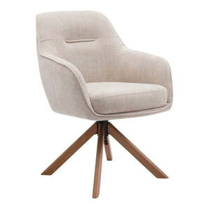 Krémovobiele čalúnené jedálenské kreslá v súprave 2 ks Avola – Unique Furniture vyobraziť