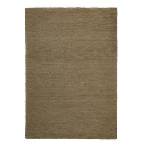 Kaki ručne tkaný vlnený koberec 160x230 cm Harris Boucle – Flair Rugs vyobraziť