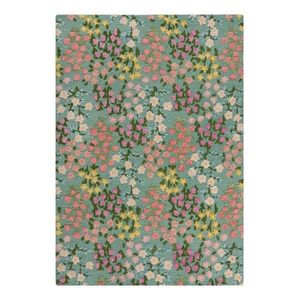 Ručne tkaný vlnený koberec v mentolovej farbe 120x170 cm Emilia Floral – Flair Rugs vyobraziť
