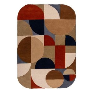 Ručne tkaný vlnený koberec v terakotovej farbe 160x230 cm Mia Arch – Flair Rugs vyobraziť