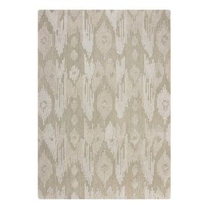 Béžový ručne tkaný vlnený koberec 200x290 cm Dion Ikat – Flair Rugs vyobraziť