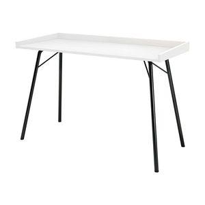 Pracovný stôl s bielou doskou 52x115 cm Rayburn – Woodman vyobraziť