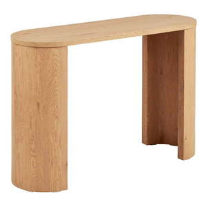 Konzolový stolík v dekore duba v prírodnej farbe 38x114 cm Bibione – House Nordic vyobraziť