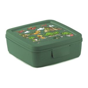 Zelený detský desiatový box Dinosaur – Snips vyobraziť