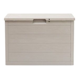 Svetlosivý plastový záhradný úložný box Woodys – Toomax vyobraziť