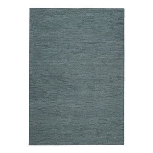 Sivomodrý ručne tkaný vlnený koberec 200x290 cm Harris Boucle – Flair Rugs vyobraziť