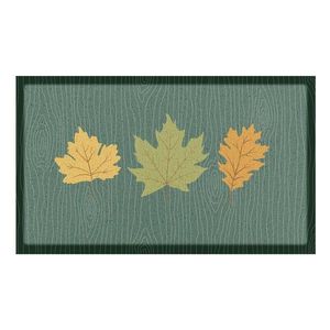Rohožka 40x70 cm Autumn Leaves on Green – Artsy Doormats vyobraziť