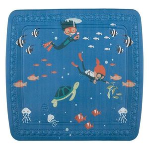 Detská protišmyková podložka do sprchy 55x55 cm Scuba Diver – Spirella vyobraziť