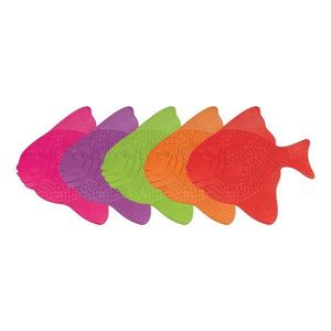 Detské protišmykové podložky v súprave 5 ks do vane 16x16, 5 cm Poissons – MSV vyobraziť