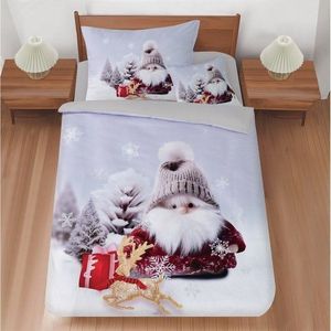 3-dielne obliečky na jednolôžko 140x200 cm Snowy Elf – My House vyobraziť