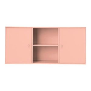 Ružová závesná komoda 133x61x42 cm Mistral – Hammel Furniture vyobraziť