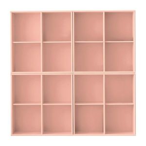 Ružová závesná knižnica 140x140x27 cm Mistral – Hammel Furniture vyobraziť