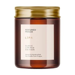 Vonná sójová sviečka Slavic Edition: #88 Linden, Moss, Hibiscus – Perfumed Prague vyobraziť