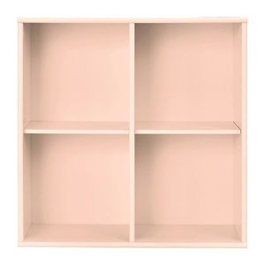 Svetloružová závesná knižnica 70x70x27 cm Mistral – Hammel Furniture vyobraziť