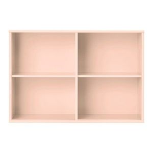 Svetloružová závesná knižnica 89x61x32, 5 cm Mistral – Hammel Furniture vyobraziť