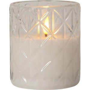 LED sviečka na baterky (výška 10 cm) Flamme Romb – Star Trading vyobraziť