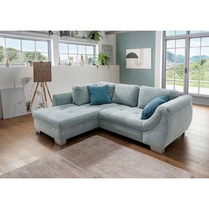 MID.YOU ROHOVÁ SEDACIA SÚPRAVA, textil, modrá vyobraziť