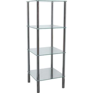 XXXL REGÁL, číra, oceľ, 39/107/39 cm vyobraziť