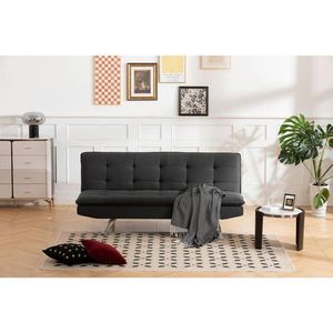 MID.YOU ROZKLADACIA POHOVKA, textil, tmavosivá vyobraziť