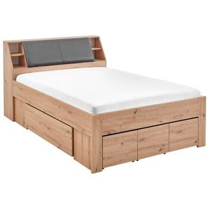 Carryhome POSTEĽ S ÚLOŽNÝM PRIESTOROM, 140/200 cm dub artisan vyobraziť