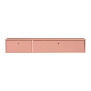Ružový TV stolík 136x22x32, 5 cm Mistral – Hammel Furniture vyobraziť