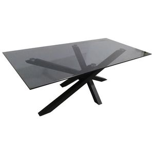 Xora KONFERENČNÝ STOLÍK, sivá, čierna, kov, sklo, 120/60/45 cm vyobraziť
