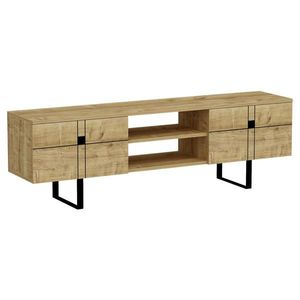 Livetastic NÍZKA KOMODA, farba duba, 160/50/35 cm vyobraziť