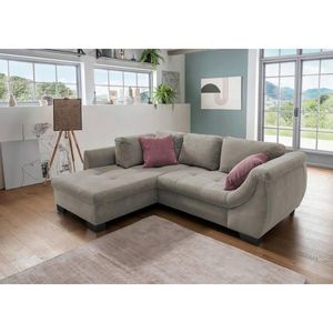 MID.YOU ROHOVÁ SEDACIA SÚPRAVA, textil, sivohnedá vyobraziť