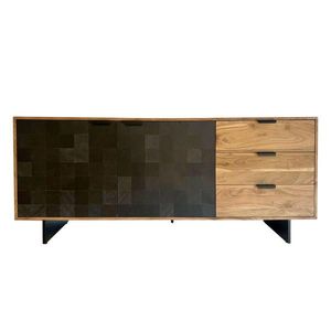Livetastic ŠIROKÁ KOMODA, akácia, čierna, farba akácie, 175/76/40 cm vyobraziť