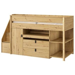 MID.YOU VYVÝŠENÁ POSTEĽ, 90/200 cm dub artisan vyobraziť