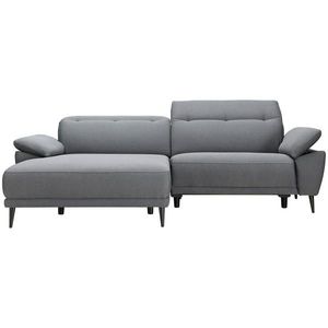 MID.YOU ROHOVÁ SEDACIA SÚPRAVA, textil, svetlosivá vyobraziť