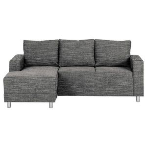 MID.YOU ROHOVÁ SEDACIA SÚPRAVA, textil, čierna vyobraziť