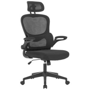 Carryhome OTOČNÁ STOLIČKA, sieťovina, čierna vyobraziť