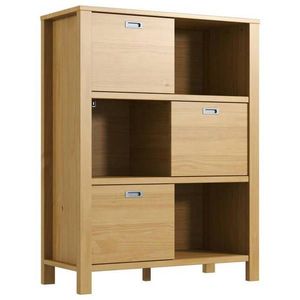 Livetastic REGÁL, prírodná farba, borovica, 100/130/43 cm vyobraziť
