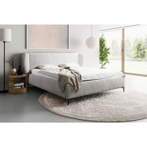 MID.YOU ČALÚNENÁ POSTEĽ, 180/200 cm, béžová vyobraziť