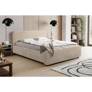 MID.YOU ČALÚNENÁ POSTEĽ, 180/200 cm, prírodná farba vyobraziť