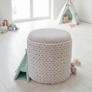 Livetastic TABURETKA, textil, 40/45/40 cm vyobraziť