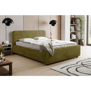 MID.YOU ČALÚNENÁ POSTEĽ, 180/200 cm, zelená vyobraziť