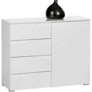 Dieter Knoll KOMODA, biela, biela s vysokým leskom, 100/80/40 cm vyobraziť