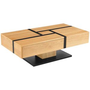 Livetastic KONFERENČNÝ STOLÍK, čierna, farba duba, drevo, kov, kompozitné drevo, 120/40/65 cm vyobraziť