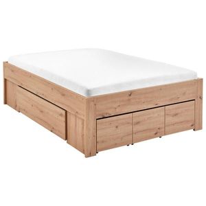 Carryhome POSTEĽ S ÚLOŽNÝM PRIESTOROM, 140/200 cm dub artisan vyobraziť