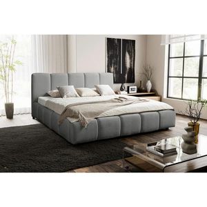 MID.YOU ČALÚNENÁ POSTEĽ, 180/200 cm, sivá vyobraziť