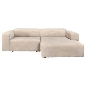P & B ROHOVÁ SEDACIA SÚPRAVA, textil, krémová vyobraziť