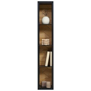 Linea Natura ZÁVESNÝ DIEL, divoký dub, čierna, divoký dub, 19/120/22 cm vyobraziť